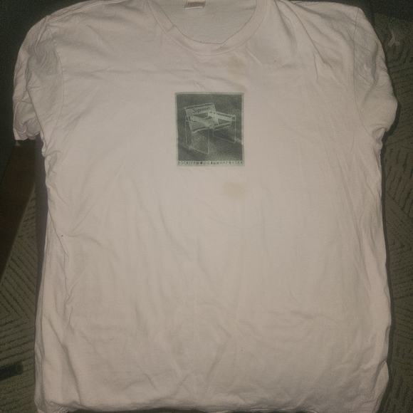 Supreme White Tee with Graphic Print - Picture 1 of 1